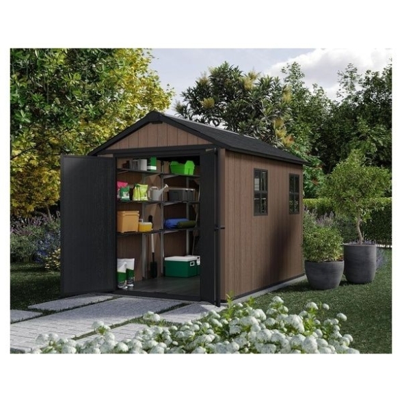 Casetta Da Giardino In Resina Newton Plus 759/975 Effetto Legno Keter