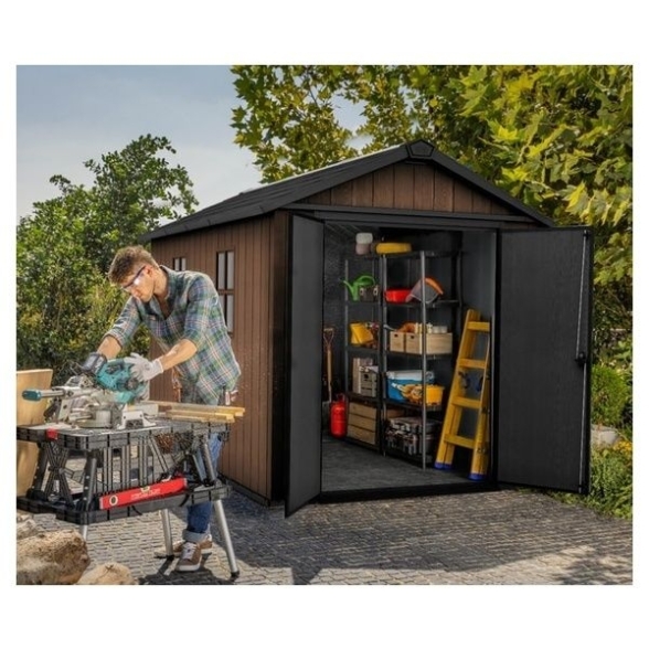 Casetta Da Giardino In Resina Newton Plus 7511/1175 Evotech Keter