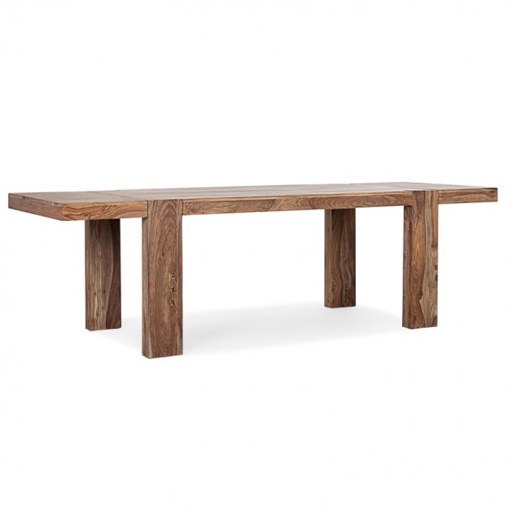 Tavolo allungabile da pranzo rettangolare in legno 175-265x90 cm Sunderland Bizzotto