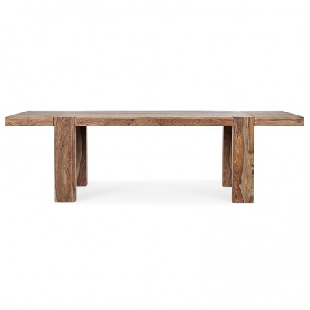 Tavolo allungabile da pranzo rettangolare in legno 175-265x90 cm Sunderland Bizzotto