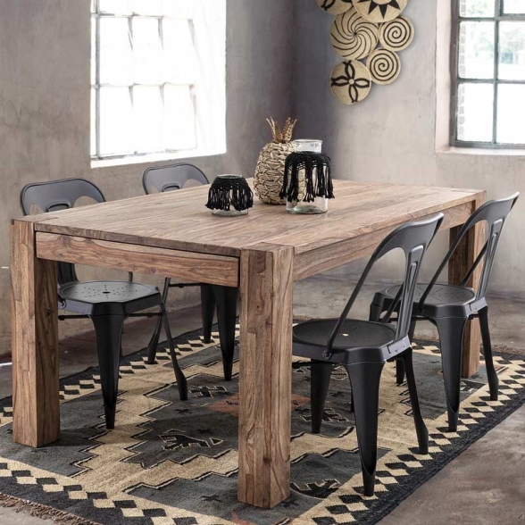 Tavolo rettangolare allungabile Bizzotto Sunderland legno 175-265x90cm