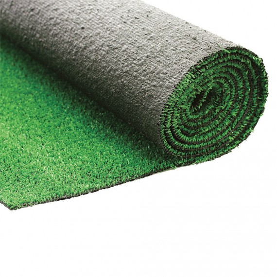 Prato sintetico rotolo tappeto erba finto artificiale 7 MM 1X10 MT