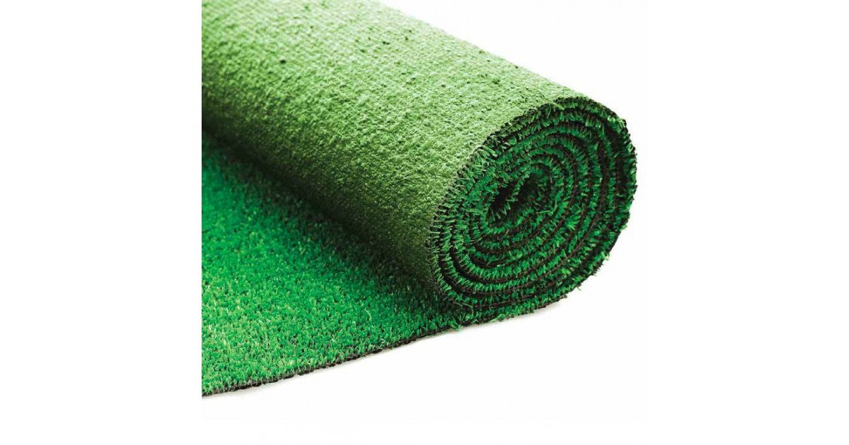 Prato sintetico tappeto erba finto artificiale finto verde 10 MM 1X10 mt