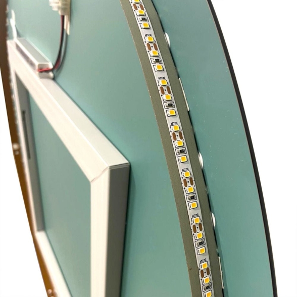 Specchio da bagno ovale retroilluminato OLIVIA LED 50x100 