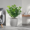 Vaso in resina cilindro d.35x34h Raffaello Beige