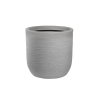 Vaso in resina cilindro d.35x34h Raffaello Beige