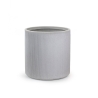 Vaso in resina tondo cilindrico d.36x35h Modigliani Beige
