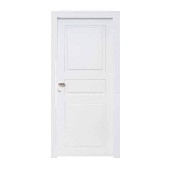 Porta a bugna a battente reversibile bianco Laccato 90x210 cm 