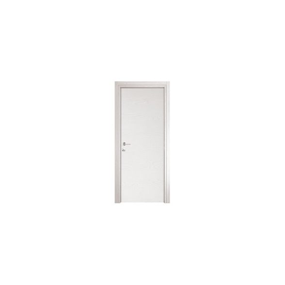 Porta reversibile a battente con telaio frassino bianco 90x210 cm
