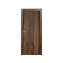 Porta reversibile a battente con telaio noce quercia 90x210 cm