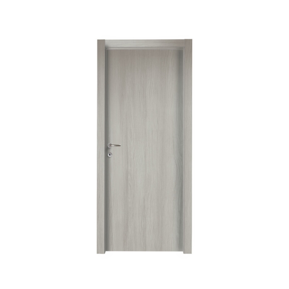 Porta reversibile a battente con telaio palissandro bianco 60x210 cm