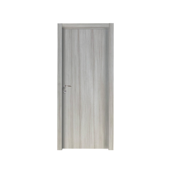 Porta reversibile a battente con telaio palissandro bianco 70x210 cm