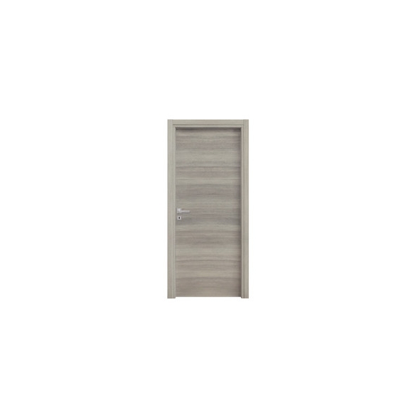 Porta reversibile a battente con telaio rovere grigio 90x210 cm