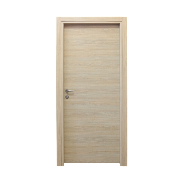 Porta reversibile a battente con telaio rovere sbiancato 60x210 cm