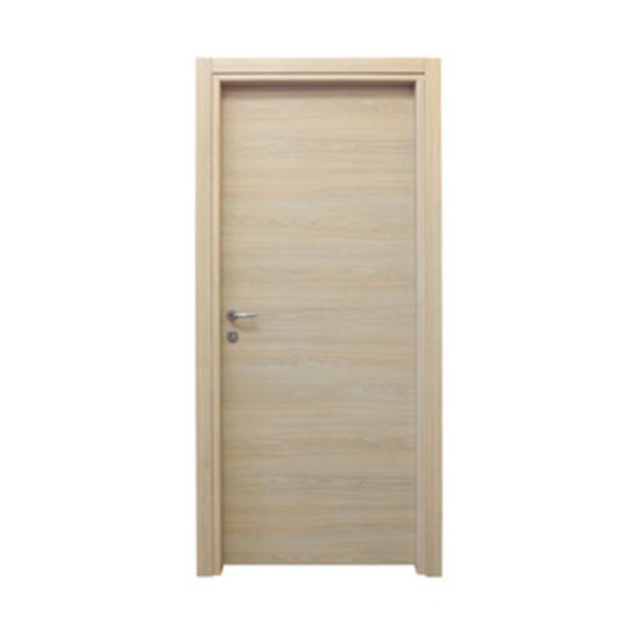 Porta reversibile a battente con telaio rovere sbiancato 80x210 cm
