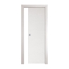Porta scorrevole con telaio frassino bianco 90x210 cm