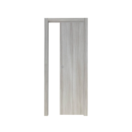 Porta scorrevole con telaio palissandro bianco 80x210 cm