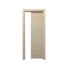 Porta scorrevole con telaio rovere sbiancato 60x210 cm