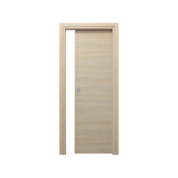 Porta scorrevole con telaio rovere sbiancato 70x210 cm