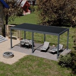 Pergola bioclimatica Ombréa motorizzata 3x6M in alluminio