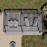 Pergola bioclimatica Ombréa motorizzata 3x6M in alluminio