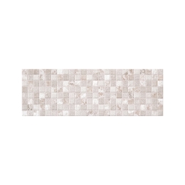 Rivestimento Bagno Mosaico 20x60 Cm Rilievo Adda Avorio Opaco
