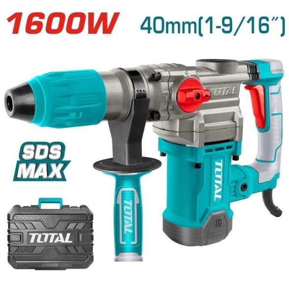Martello Rotativo Tassellatore 1600W SDS Max Scalpellatore Total