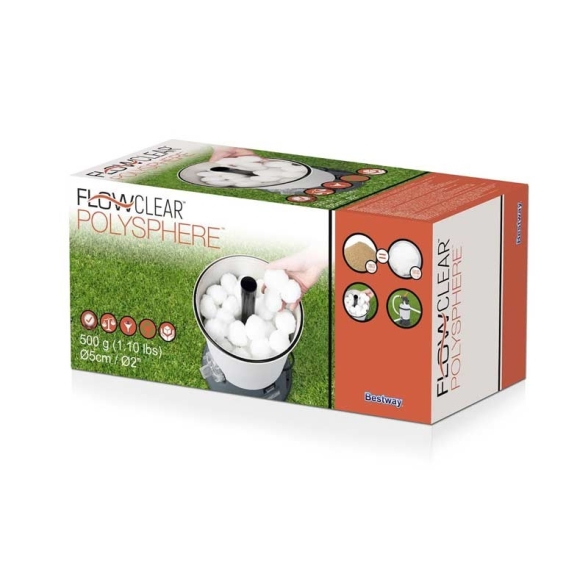 Sfere filtranti per piscina Polysphere Bestway 500 gr. lavabili