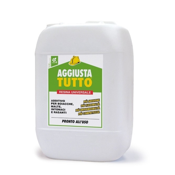 Aggiustatutto Resina Universale 5 lt Resina per malte, intonaci e rasanti 13380