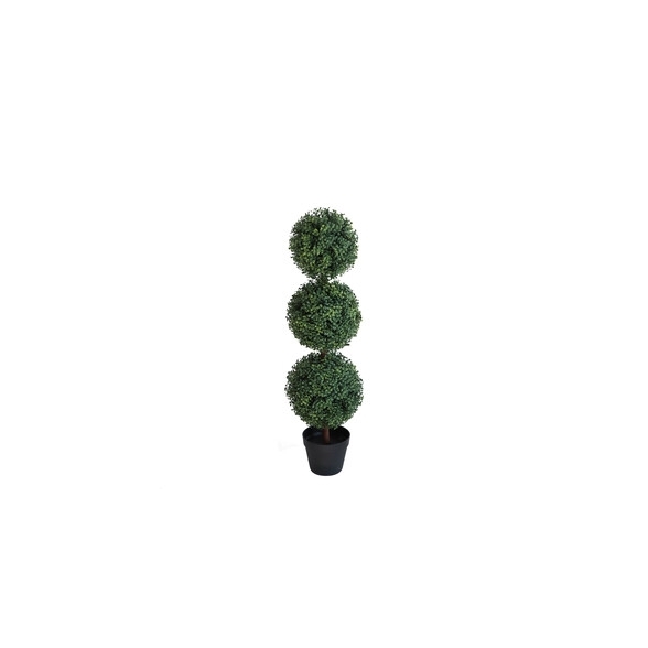 Albero Artificiale Tripla Palla Milano H 96 Cm