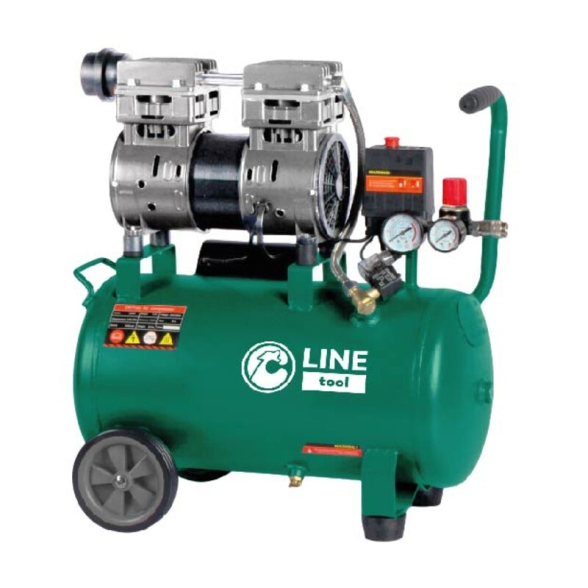 Compressore Oilless 24L 1Hp 8 Bar Silentairc-24