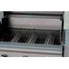 Barbecue a gas con pietra lavica 3 fuochi e coperchio in acciaio inox KeGrill
