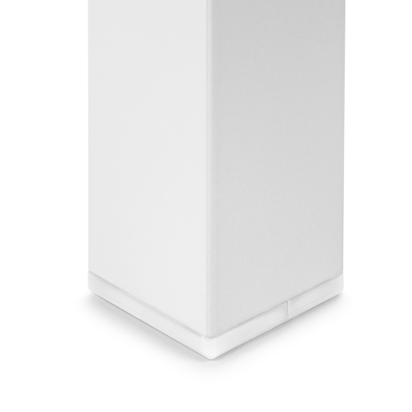 Gambe quadrate da tavolo 50x50 mm in acciaio verniciato bianco