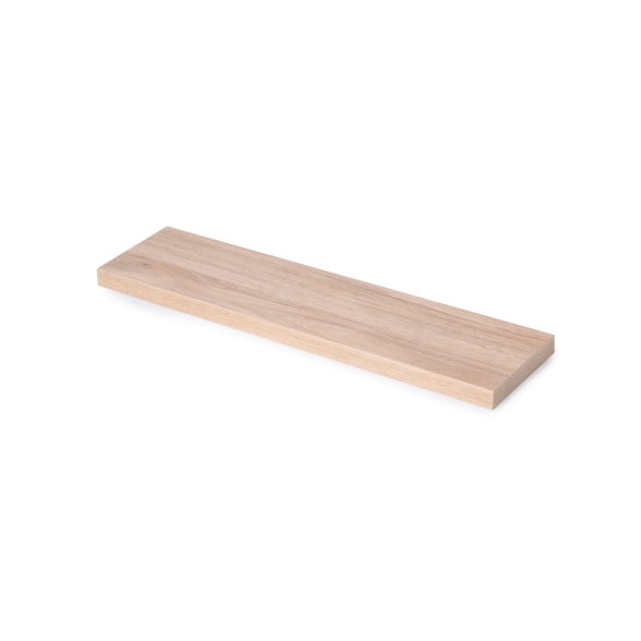 Piano d'appoggio finitura rovere per tavolo 60x20 cm in legno