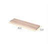 Piano d'appoggio finitura rovere per tavolo 60x20 cm in legno