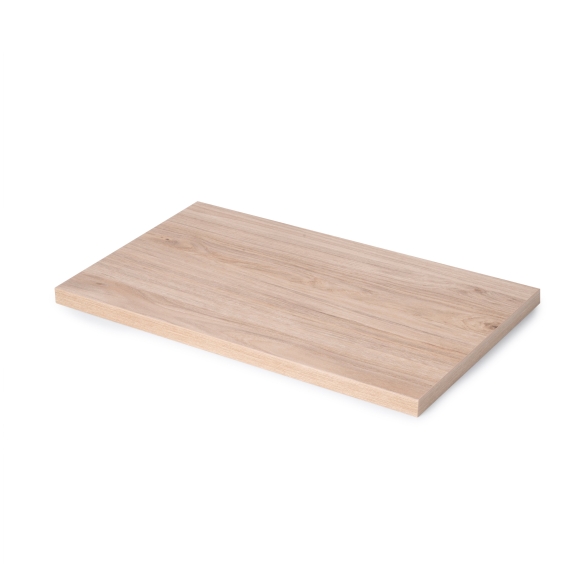 Piano d'appoggio finitura rovere per tavolo 90x50 cm in legno