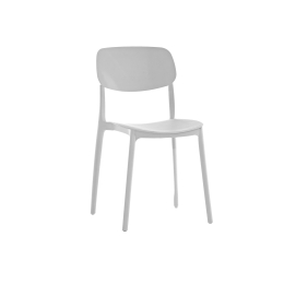 Sedia Domestica In Polipropilene Design Moderno Bianca