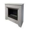 Camino a bioetanolo da terra BELLINI effetto cemento Grigio 96x35x96h