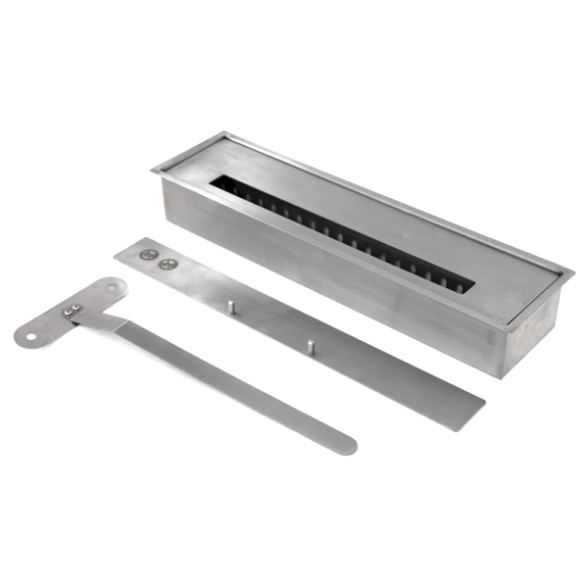 Camino a bioetanolo da terra BELLINI effetto cemento Grigio 96x35x96h