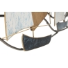 Pannello decorativo con design barche 132X3,8X76,8 cm Dark Regata