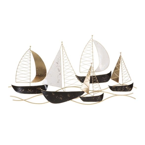 Pannello decorativo in ferro 115x5x63 cm Regata New