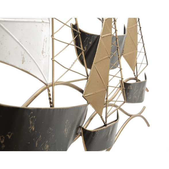 Pannello decorativo in ferro 115x5x63 cm Regata New
