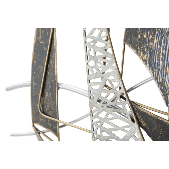Pannello decorativo in ferro con trama barche 91x2,5x55,9 cm Veliero