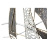 Pannello decorativo in ferro con trama barche 91x2,5x55,9 cm Veliero