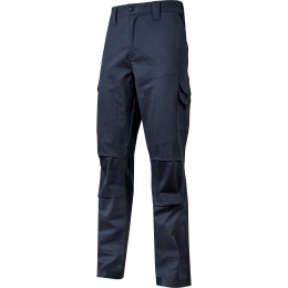 Pantaloni Da Lavoro In Cotone Elasticizzato Slim Guapo U-Power Blue