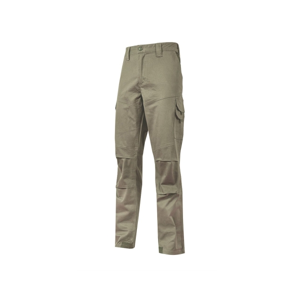 Pantaloni Da Lavoro In Cotone Elasticizzato Slim Guapo U-Power Desert