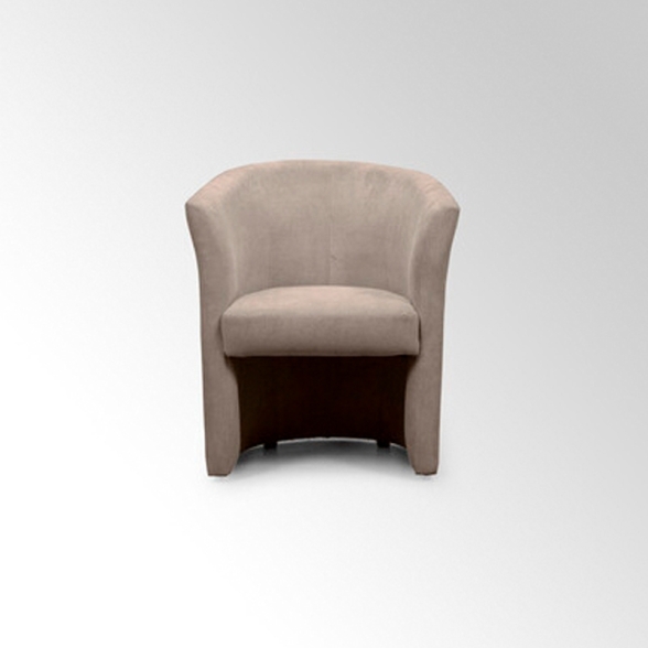Poltrona Belize Beige – Design Moderno in Tessuto e Legno