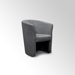 Poltrona Belize Cenere – Struttura Legno, Tessuto Resistente