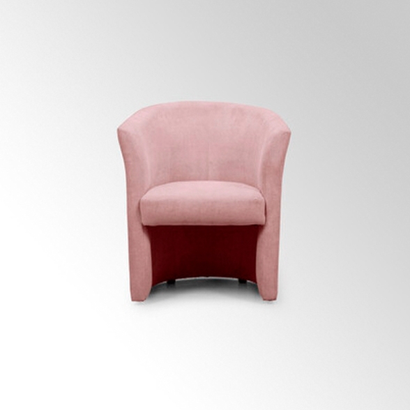 Poltrona Belize Rosa – Seduta Comoda in Legno e Tessuto