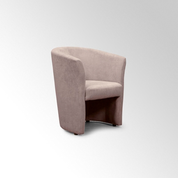 Poltrona Belize Tortora – Struttura in Legno e Tessuto